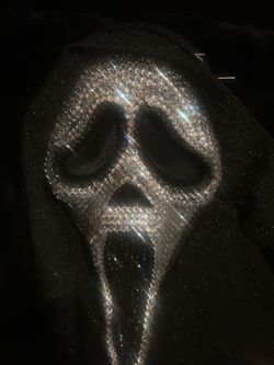 Rhinestone Ghostface Halloween Mask