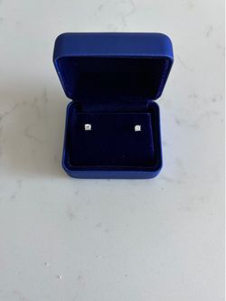 Rare Carat Small Lab-Grown Diamond Stud Earrings