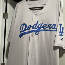 Gray Dodgers Jersey 2 XL