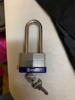 Brinks lock with keys