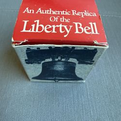 Vintage Liberty Bell Replica Historical Souvenir Company In Box 1975 Made In USA In Origal Box 