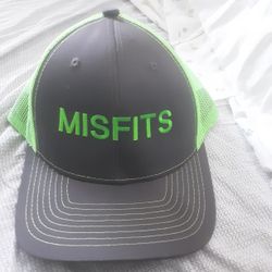 Misfits Neon Green Trucker Hat