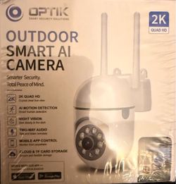 Optik Outdoor Smart AI Security Camera 2K