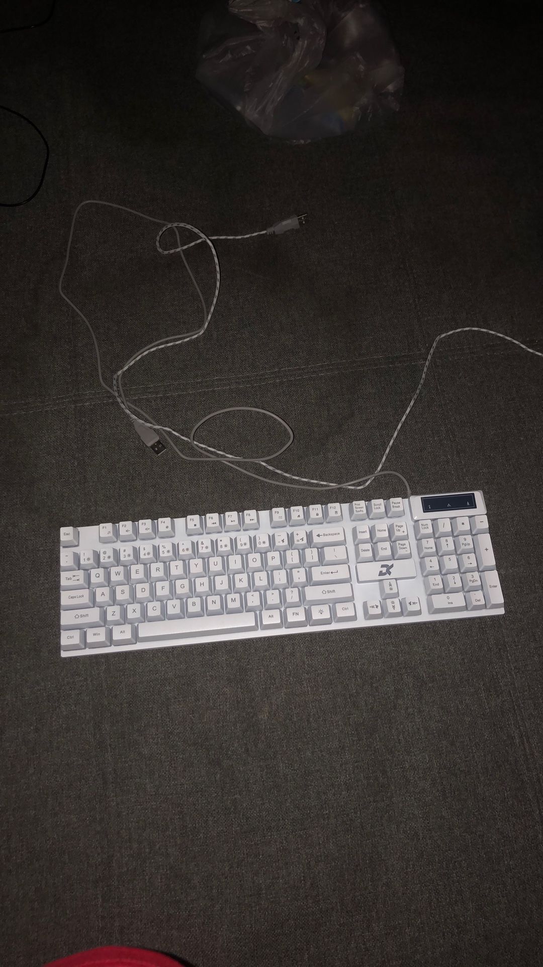 White Keyboard And Mouse