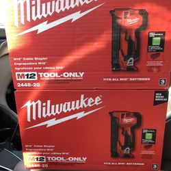 M12 Milwaukee Cable Stapler 