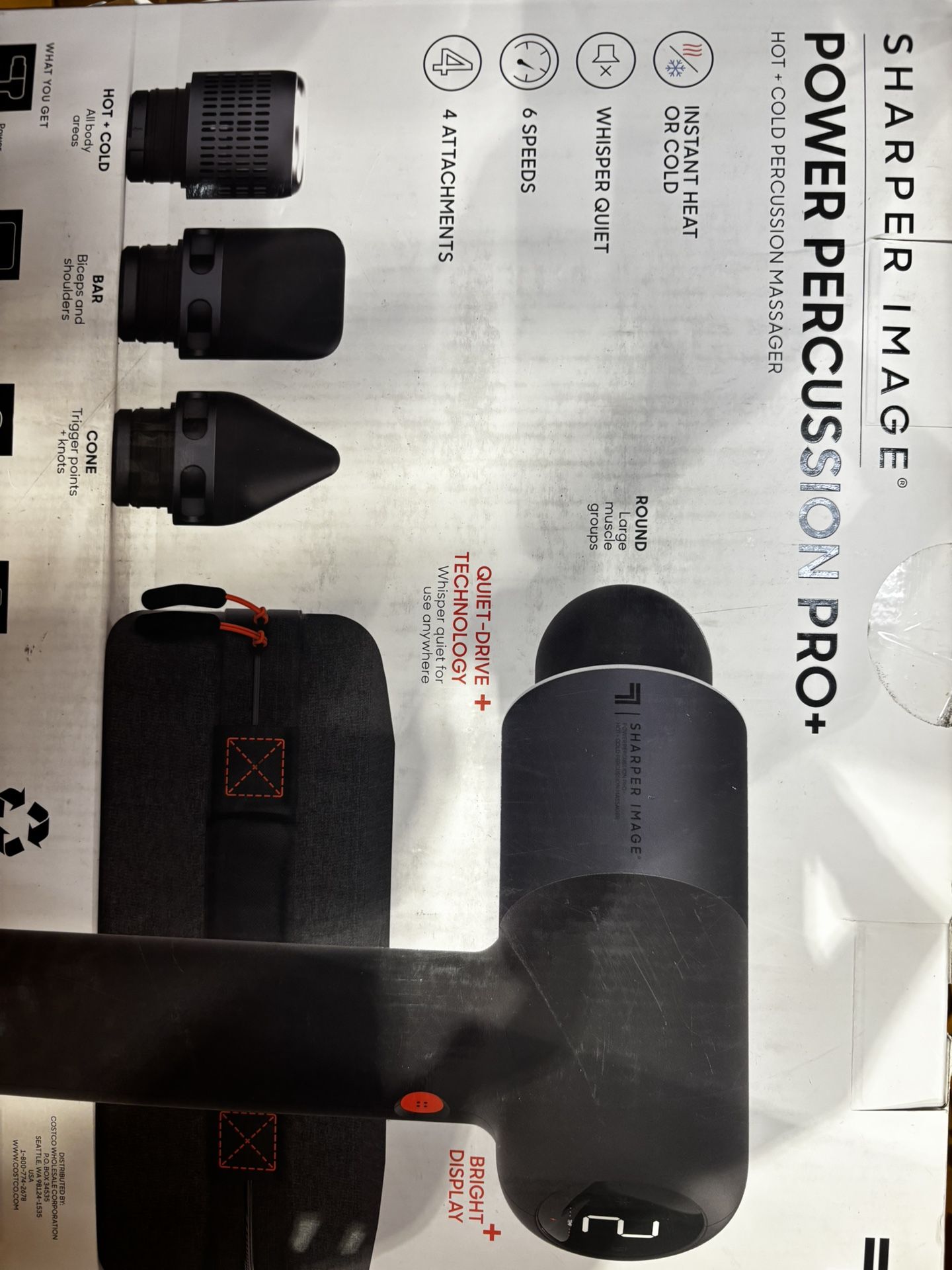 Sharper Image Percussion Pro+ Massage Gun