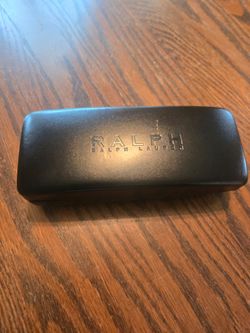 Ralph Loren Black Glasses Case w/Cleansing Cloth
