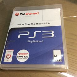 Ps3 Saints Row The Third