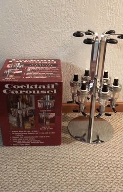 Cocktail Liquor Dispenser Carousel