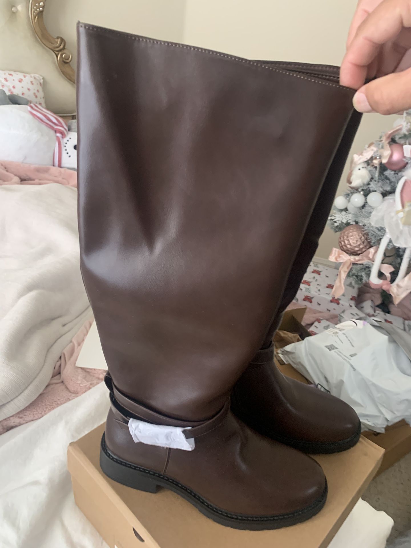 Brown Knee High Boots