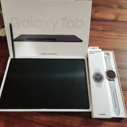 Samsung Galaxy Tab S8 Ultra and Galaxy Watch 