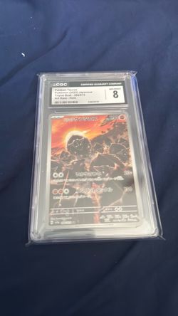 Paldean Tauros CGC 8 Japanese Pokémon Card
