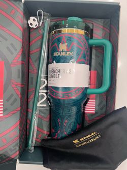 Stanley FIFA World Cup Quencher H2.0 40oz Red Handle Lid Straw 3pc