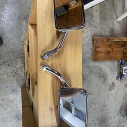 Chrome Motorcycle Mirrors 