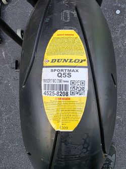 Dunlop Q5s sportbike tire 190/55/17 180/55/17