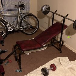 Weight set and bench 
