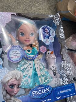 Disney Frozen Glow Elsa & Olaf Doll – Original Box