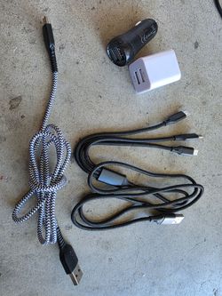 Home car charger usb c micro lightening iPhone android Samsung