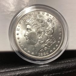 1884 CC BU GEM MORGAN SILVER DOLLAR UNC FROSTY