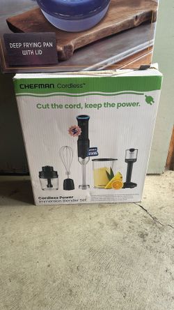 New Cordless Power Immersion Blender Set