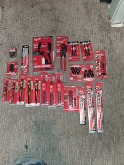 Milwaukee Tool Lot – Drills, Bits, Blades & More