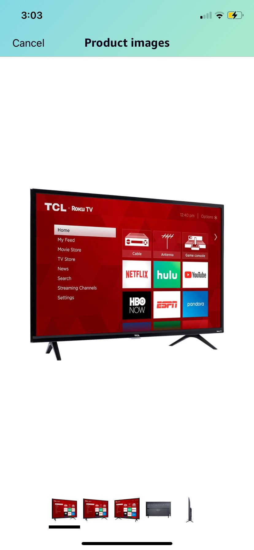 TCL 40 Inch TV