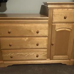 Dresser/Changing Table Combo & Armoire 