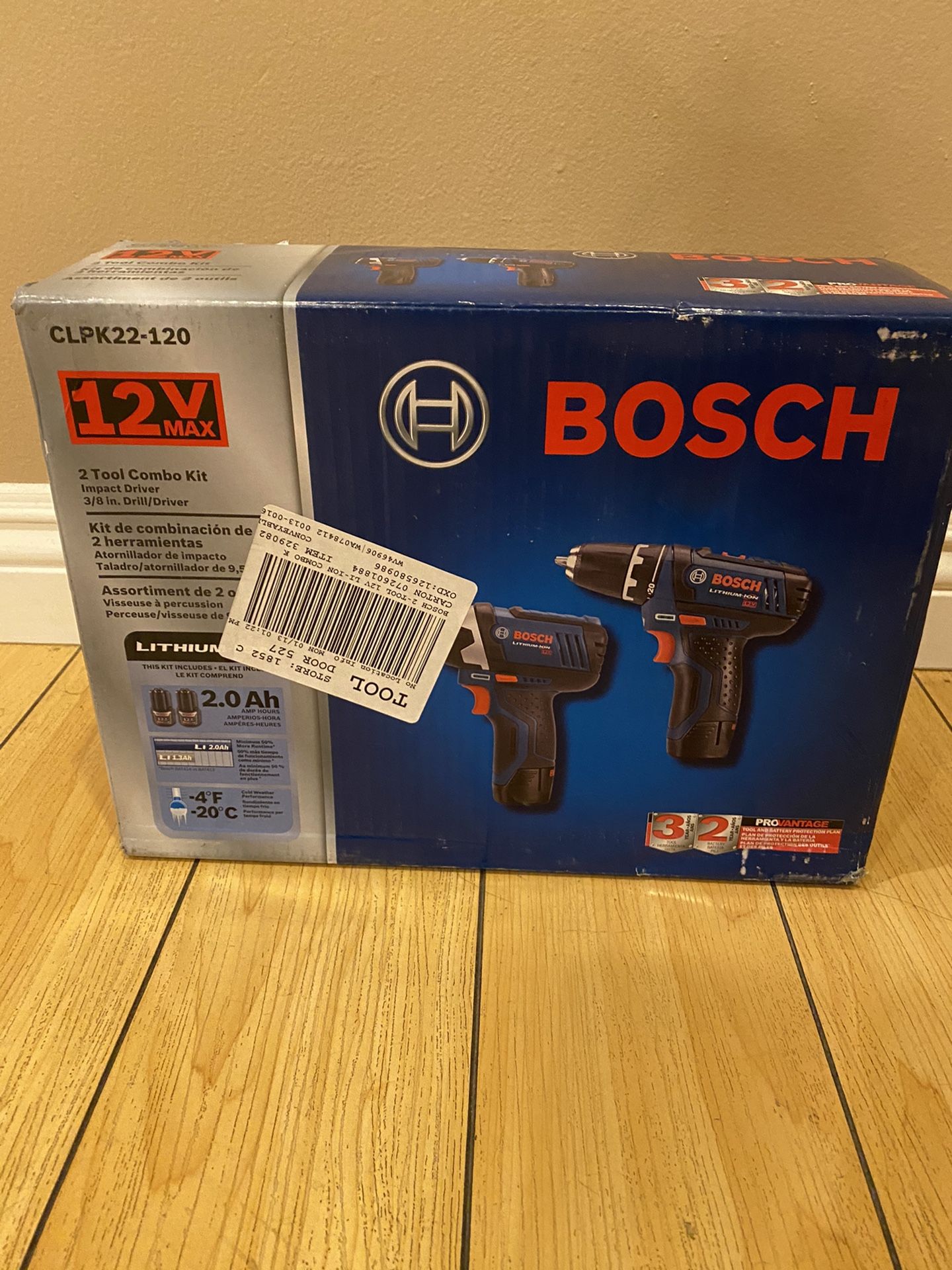 BRAND NEW! Bosch 2-tool combo kit with case
