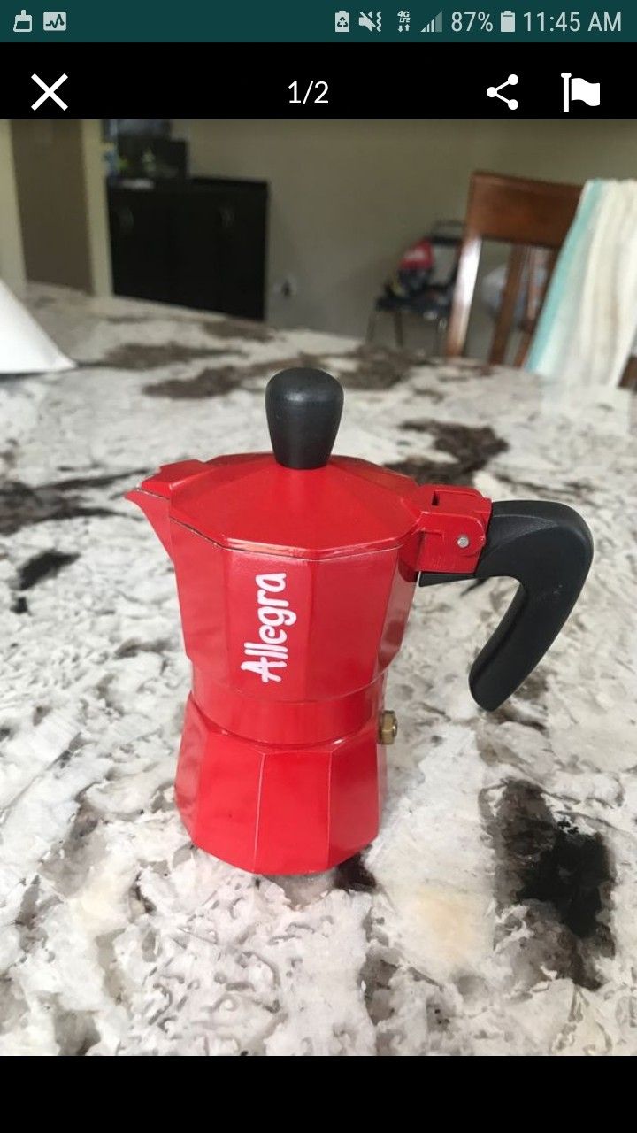 Allegra 1 serving stovetop espresso