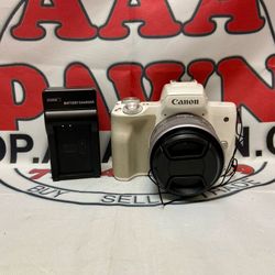 Canon EOS M50 Mark ll 24.1MP PC2328 Mirrorless Camera w/ 15-45mm Lens 11059424