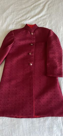 Red sherwani 7/8 yr boy indian pakistani