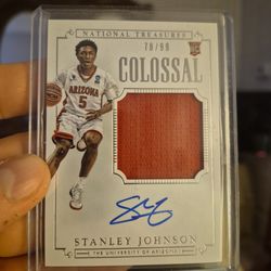 NATIONAL Treasures # 374 Stanley Johnson