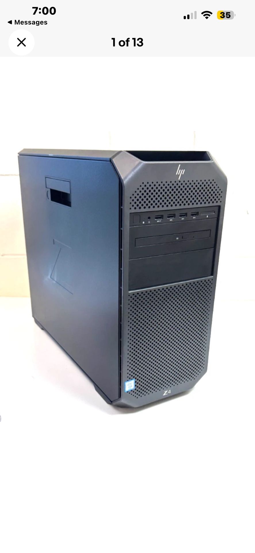 HP Z4 G4 Workstation Intel Xeon W-2123 3.6 GHz, 128 GB Ram, 1.5 TB NVme & SSD
