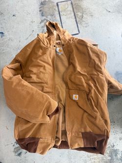 Carhartt Active Jacket XL Brown Duck Canvas