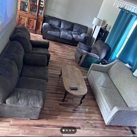 Living Room Sofa Set + Sofa Bed