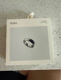 Oura 5 Silver Ring Size 8