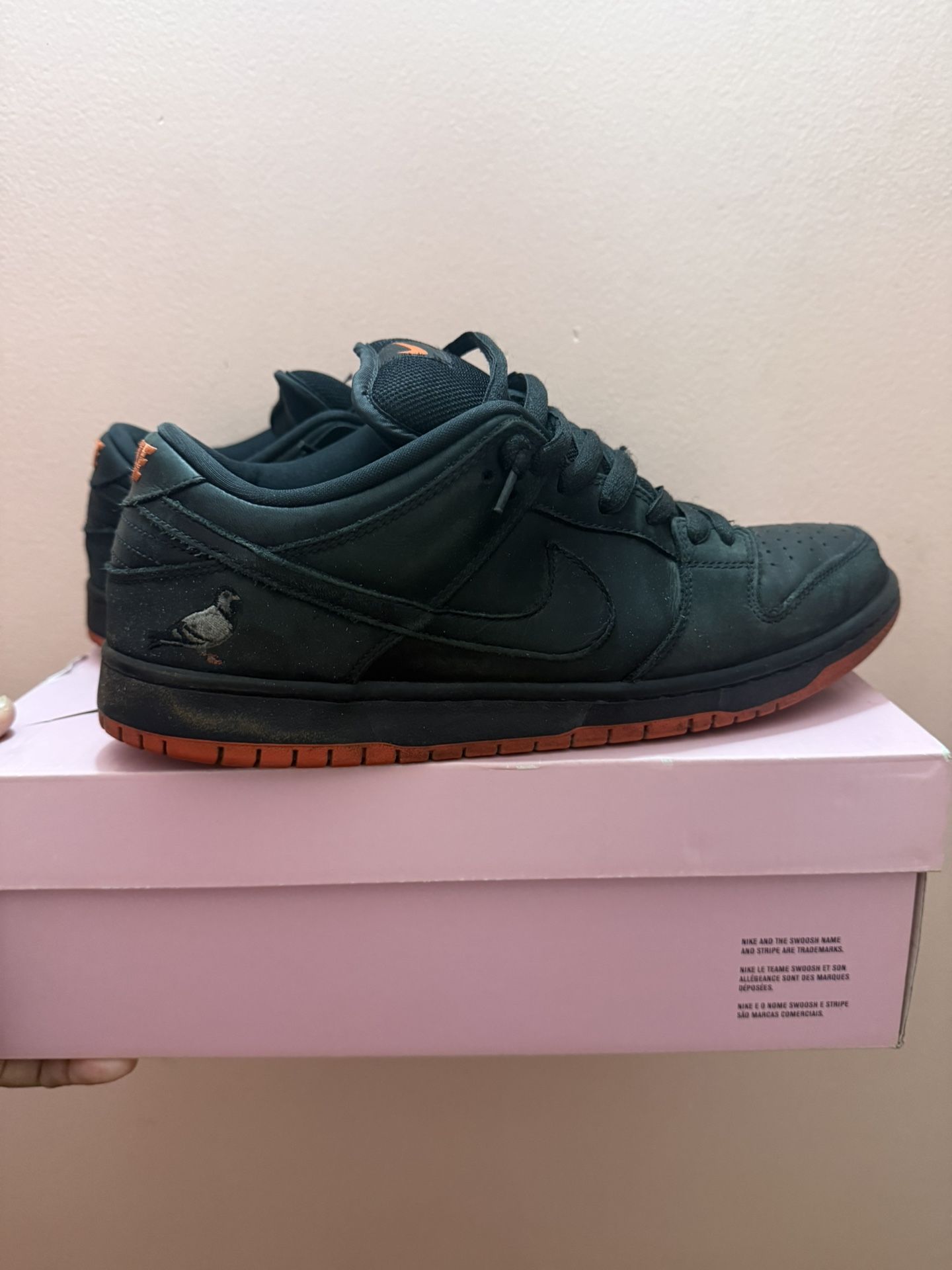 Nike SB Black Pigeon Size 11 Used 