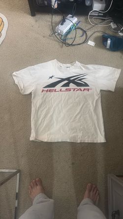 Hellstar White Graphic T-Shirt