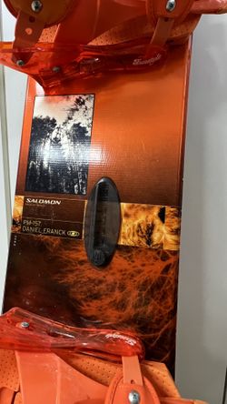 Snowboard with bindings - 157cm Salomon Daniel Franck Board