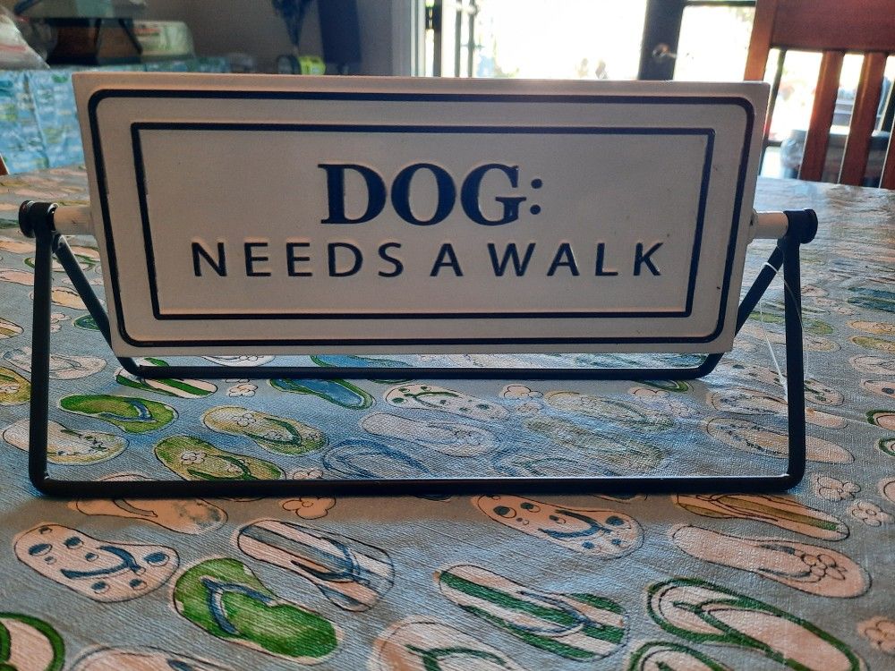 Dog Walking Chore Sign