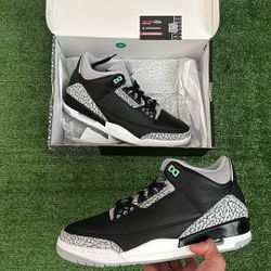 Jordan Retro 3 “ Green Glow “