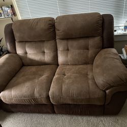 Love Seat/ Both Sides Recline!