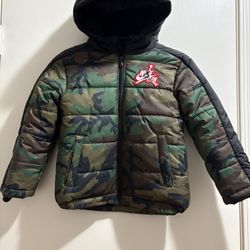 Nike Air Jordan Jumpman Camouflage Kids Puffer Winter Jacket 