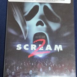 Scream 2 4K Steelbook 25th Anniversary Rare (3 Minor Dents On Cover) Open Box
