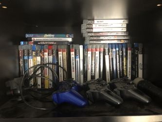 PS3 + 3 controllers + 25 games + PlayStation Move