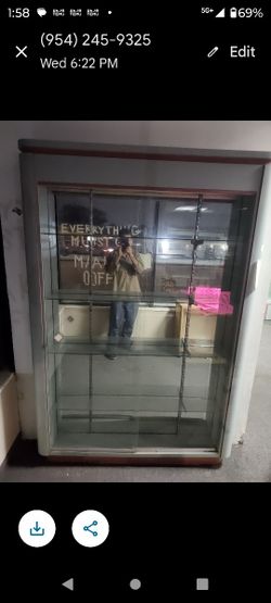 Beautiful Glass Custom Wood Cabinets / Display Cases