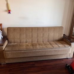 Couch with storage space