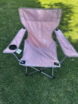 Pretty in pink portable camping/sports chair