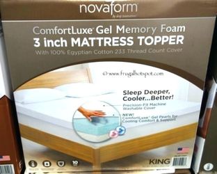 Costco Nova Form Memory Foam Mattress Topper King For Sale In Olympia Wa Offerup