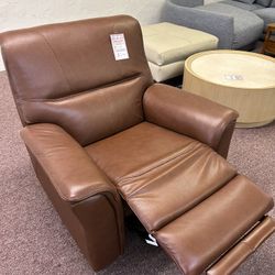 Furniture- Zero Gravity Leather Recliner Chair- Warlington